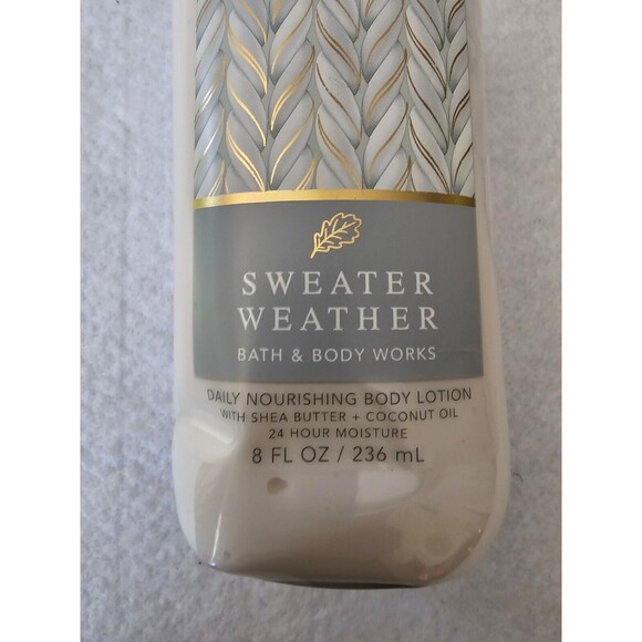 Bath and Body Work SWEATER WEATHER Body Lotion 8 fl oz / 236mL * NEW * - Picture 3 of 7